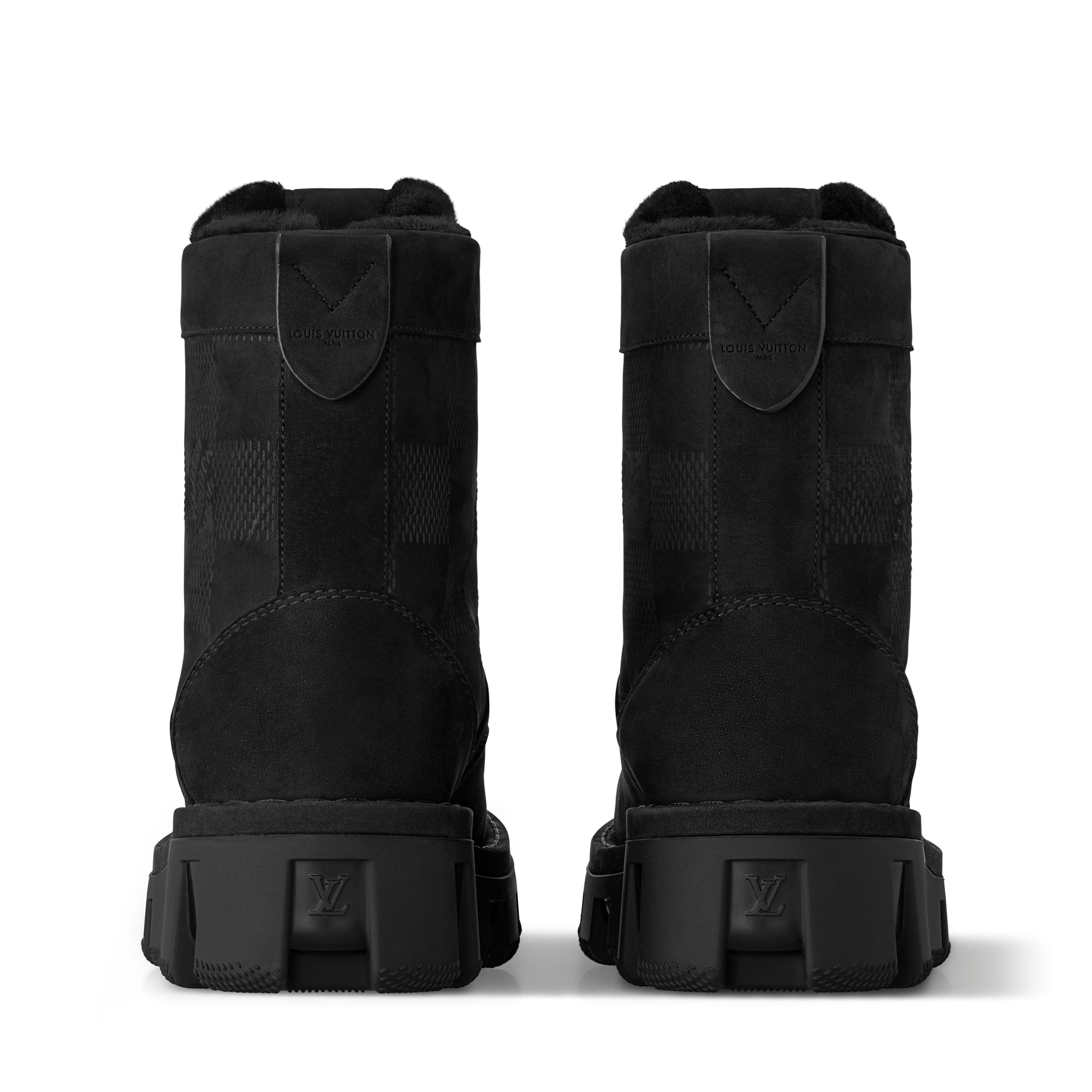 Bota militar LV Checker  Hombre Zapatos Botas | LOUIS VUITTON (Zoom de producto)